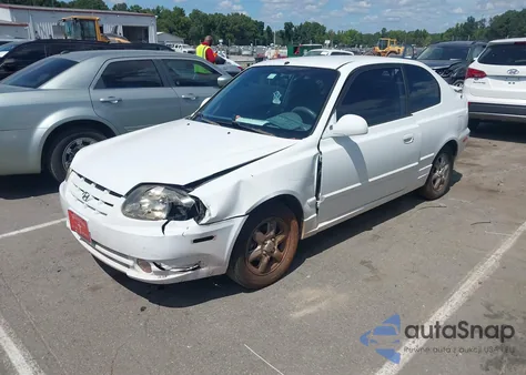 2005 Hyundai Accent Gls/Gt z USA, uszkodzony, nr VIN KMHCG35C65U350516